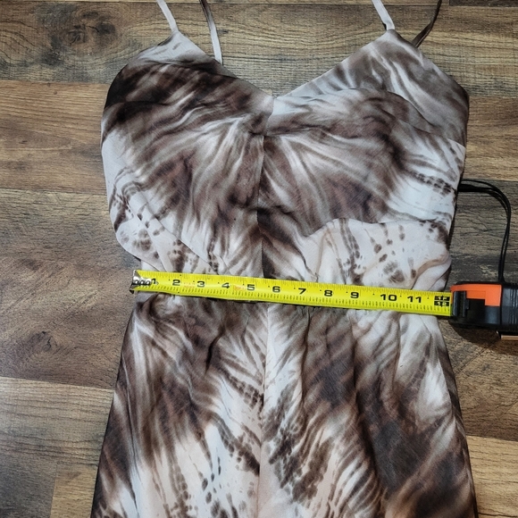 Vince Camuto Women's Printed Blouson Maxi Dress Size 2 - Picture 7 of 11